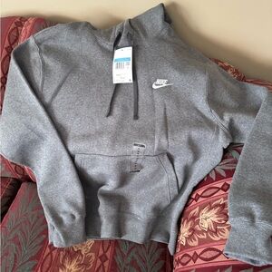 Men’s Nike gray sweatshirt hoodie size medium